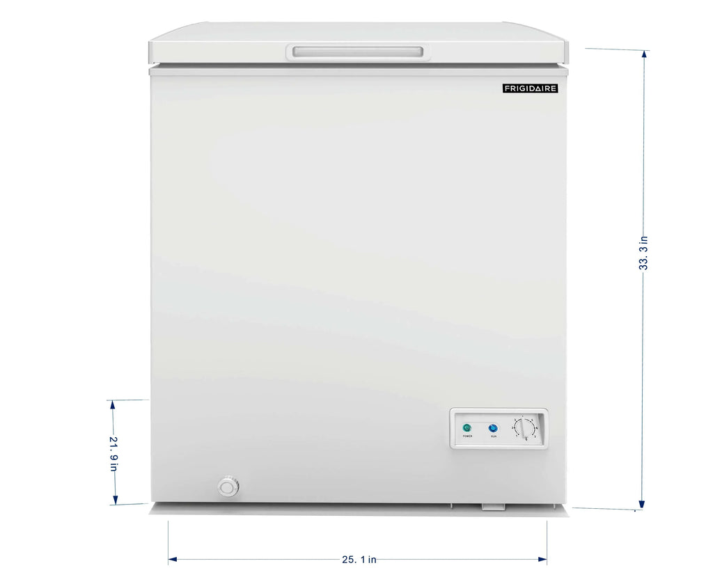 2026 NewFrigidaire 5.0 Cu. ft. Chest Freezer, White, EFRF5003