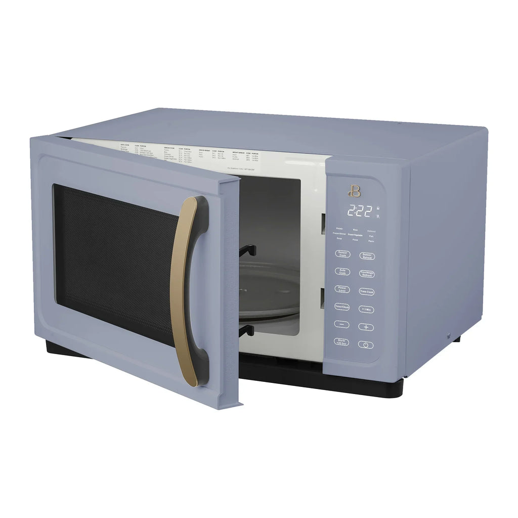 2026 NewBeautiful 1.1 Cu ft 1000 Watt, Sensor Microwave Oven, White Icing by Drew Barrymore, New