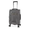 2026 NewBrookstone Harbour 22" Softside Carry-on Spinner Luggage - Dark Charcoal