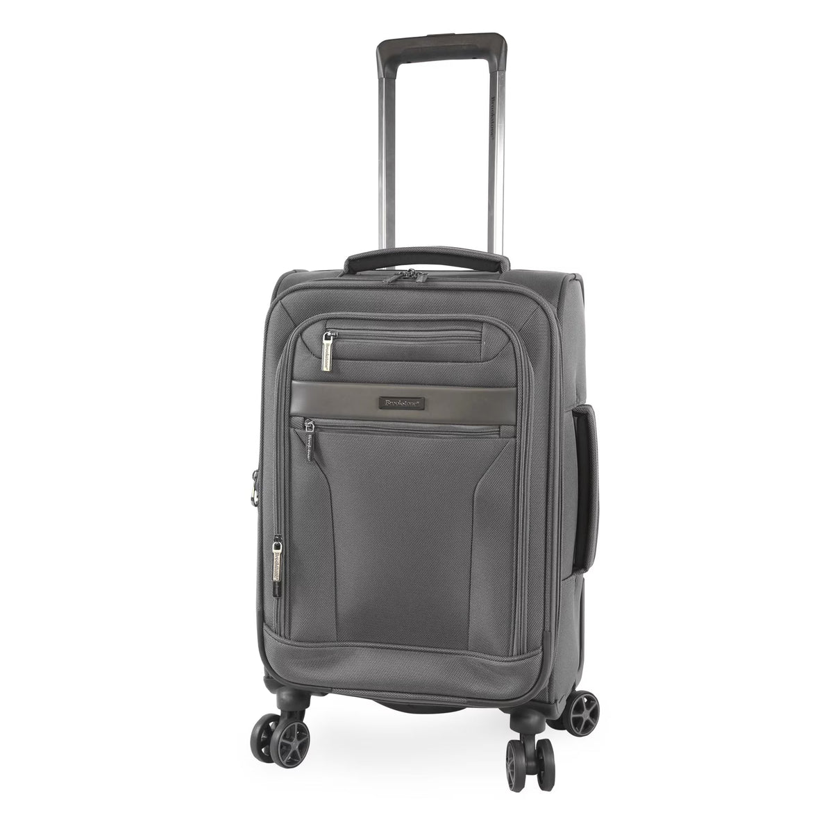 2026 NewBrookstone Harbour 22" Softside Carry-on Spinner Luggage - Dark Charcoal