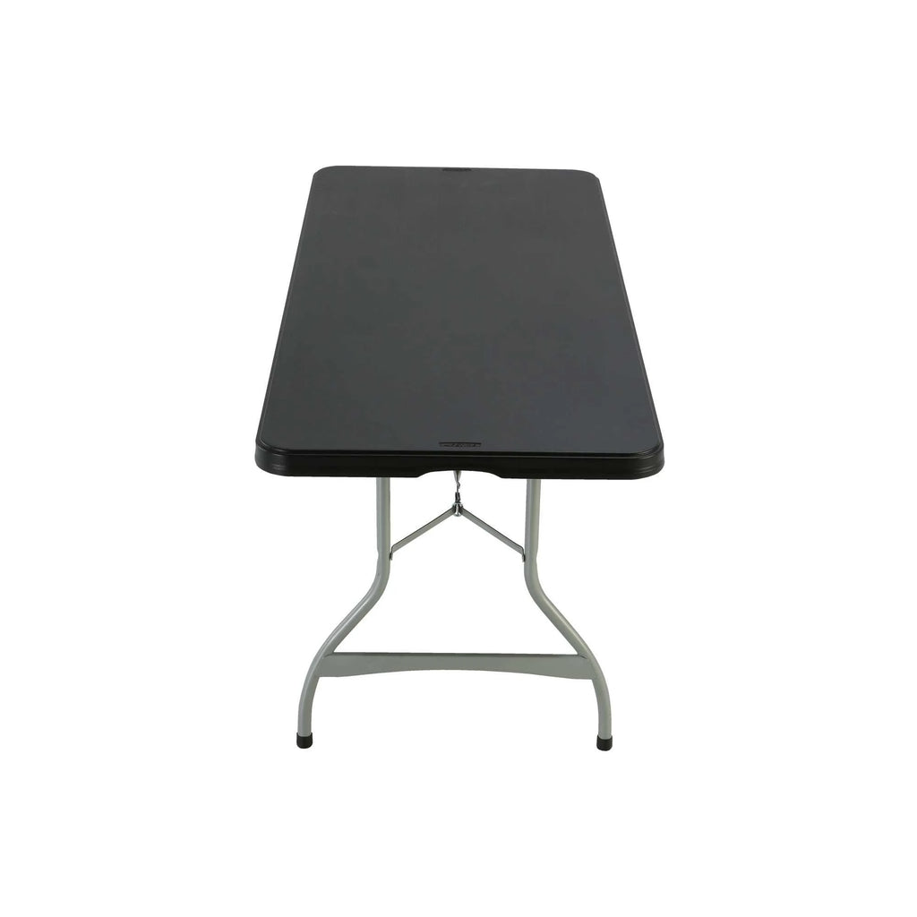 Lifetime 6 Foot Rectangle Folding Table, Indoor/Outdoor Commercial Grade, Black (280350)