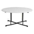 2026 NewLifetime 60" Centerfold Indoor/Outdoor Commercial Grade Folding Round Table, Almond 1 Piece 1 Count (80806)