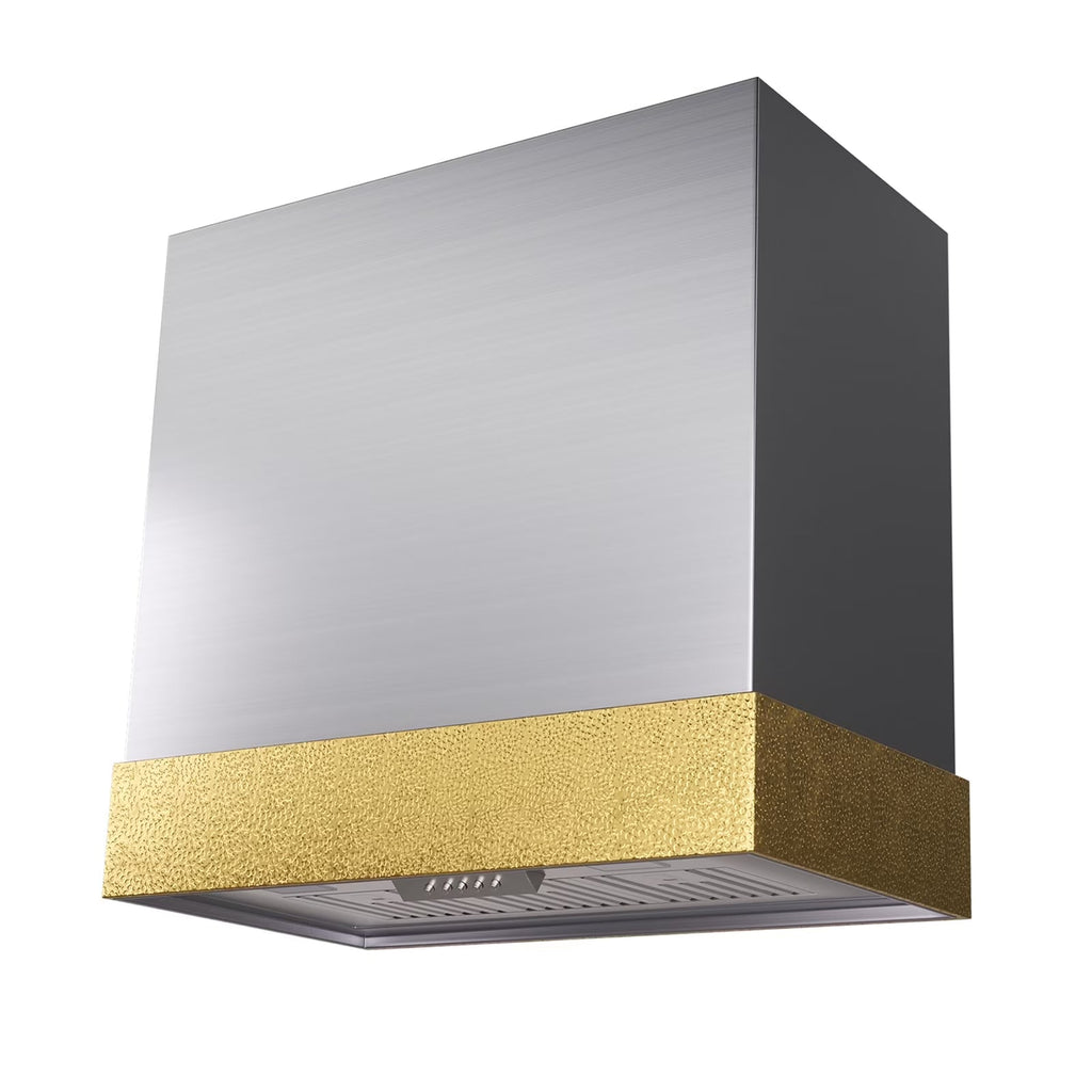 2026 New Akicon Range Hood 30 Inch, 600 CFM Ducted Vent Hood, Stainless Steel Box Kitchen Hood with 2 LED Lights, Removable Baffle Filters