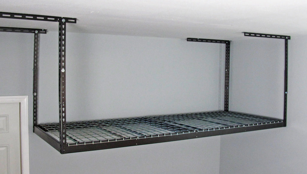 2026 New MonsterRax 3' x 8' Overhead Garage Storage Rack Holds 450 Pounds, White