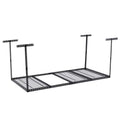 2026 New4x6 Overhead Garage Storage Rack -C Heavy Duty Metal Ceiling Shelving, Adjustable Organization System for Garage -C 330lb Capacity, Easy Install