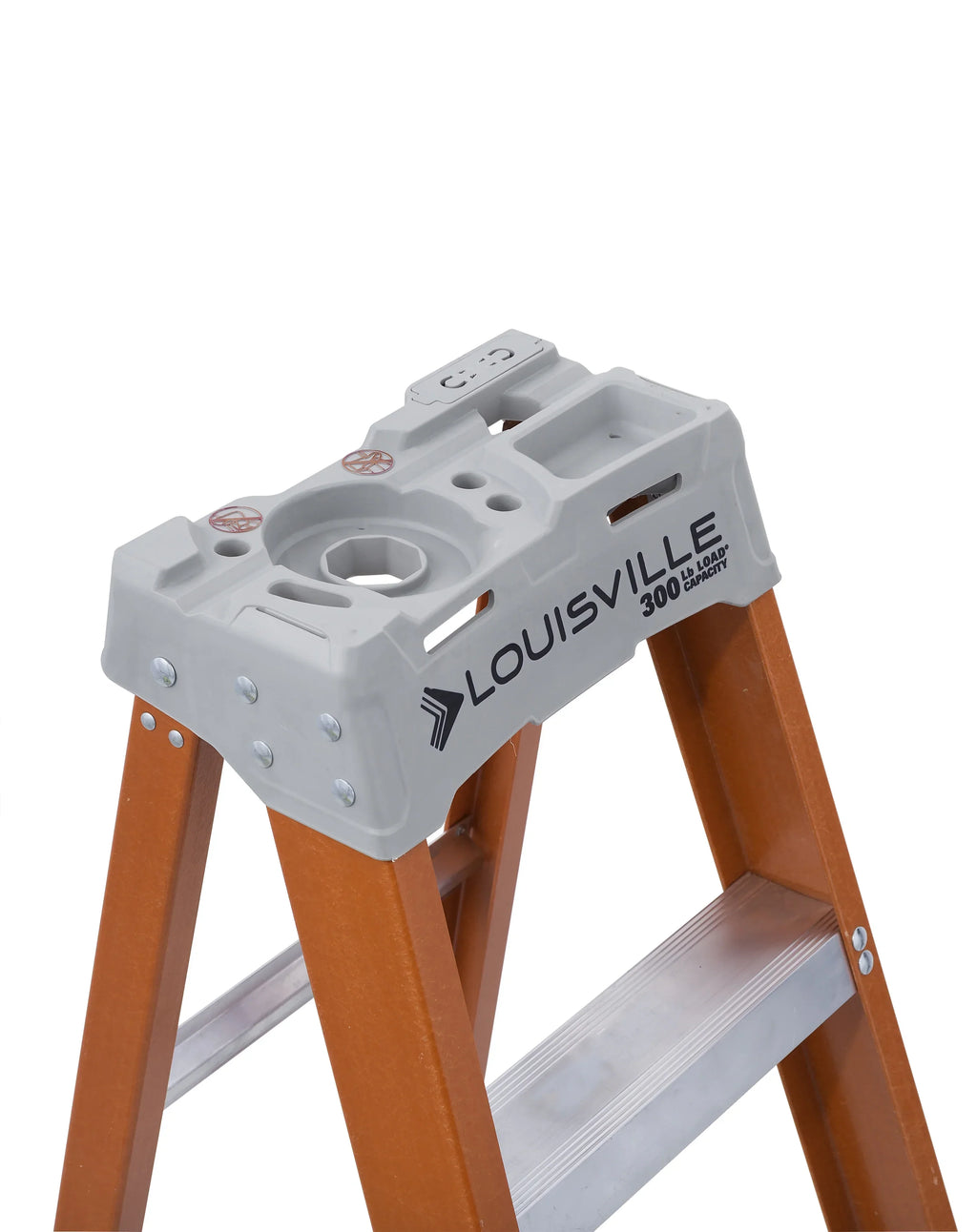 Louisville Ladder 12 - Foot Fiberglass Step Ladder, 300 - Pound Load Capacity, Type IA, FS1512