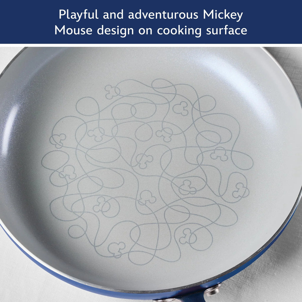 2026 NewFarberware Bon Voyage Ceramic Nonstick Pots and Pans Set with Baking Sheet/Cookie Pan and Home Kitchen Tools, 8 Piece Non Stick Cookware Set - Blue