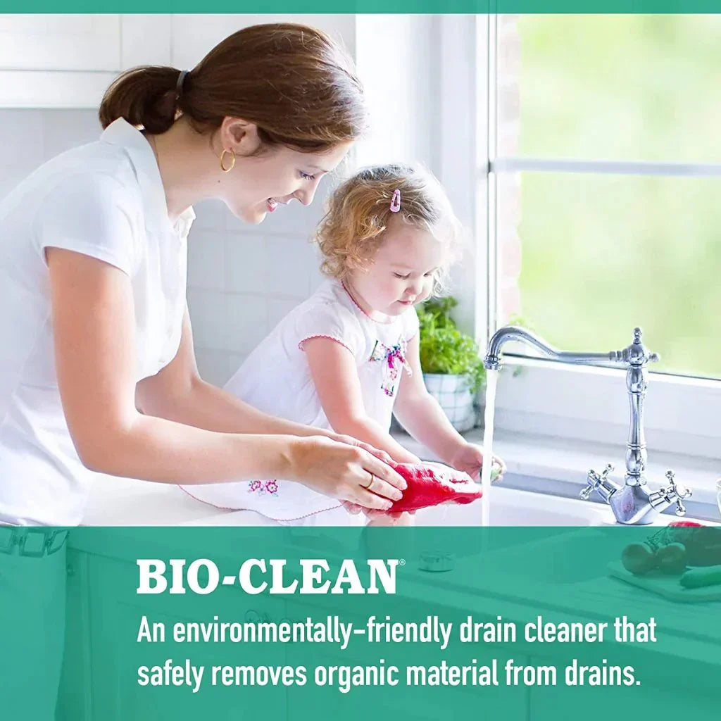 Bio-Clean natural drain cleaner, suitable for septic tanks and grease traps, environmentally friendly