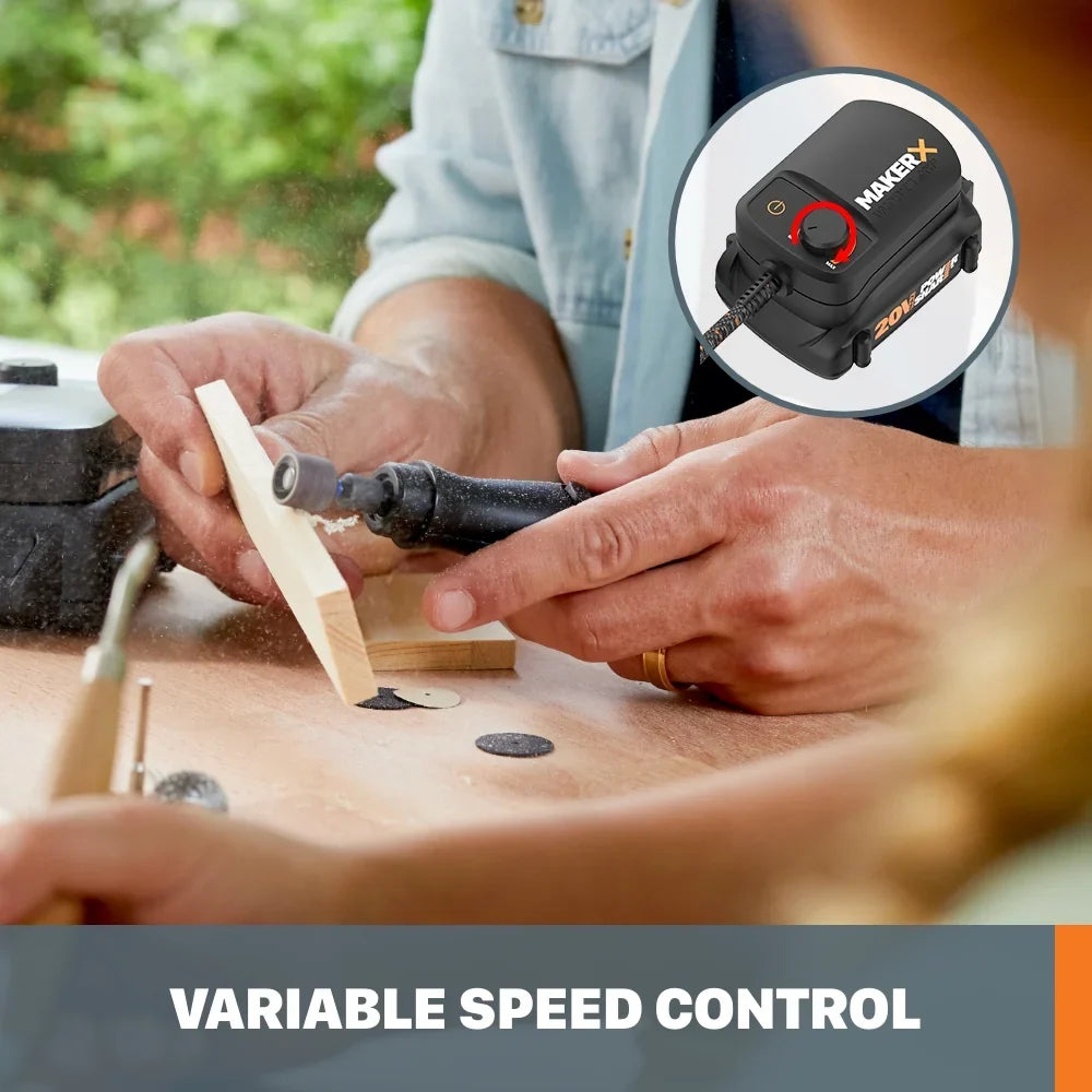 2026 New Worx MakerX WX739L 20V Cordless Rotary Tool Kit