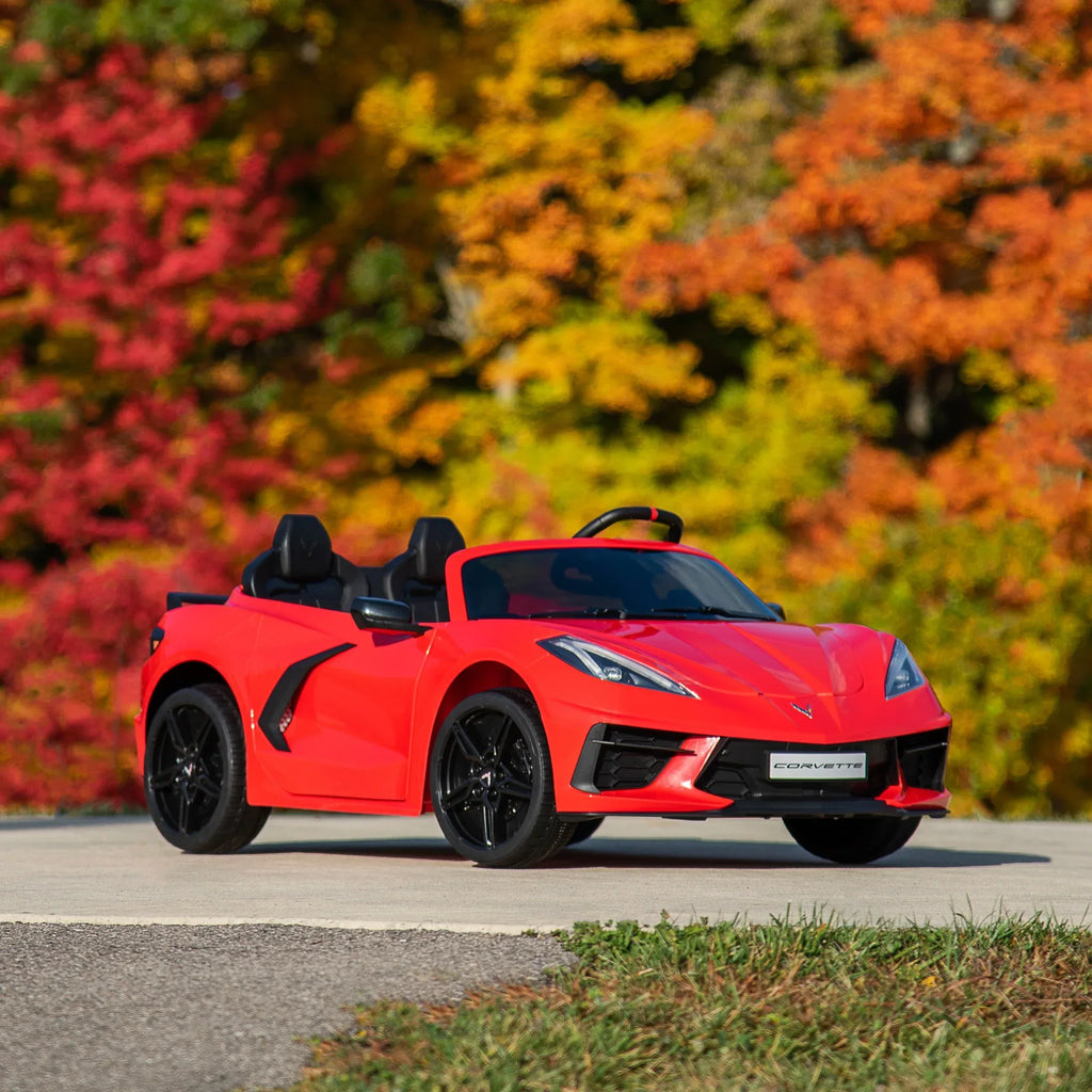 2026 New12V Huffy Corvette Stingray, Battery Powered Ride-On Car, Children Ages 3+, Sounds