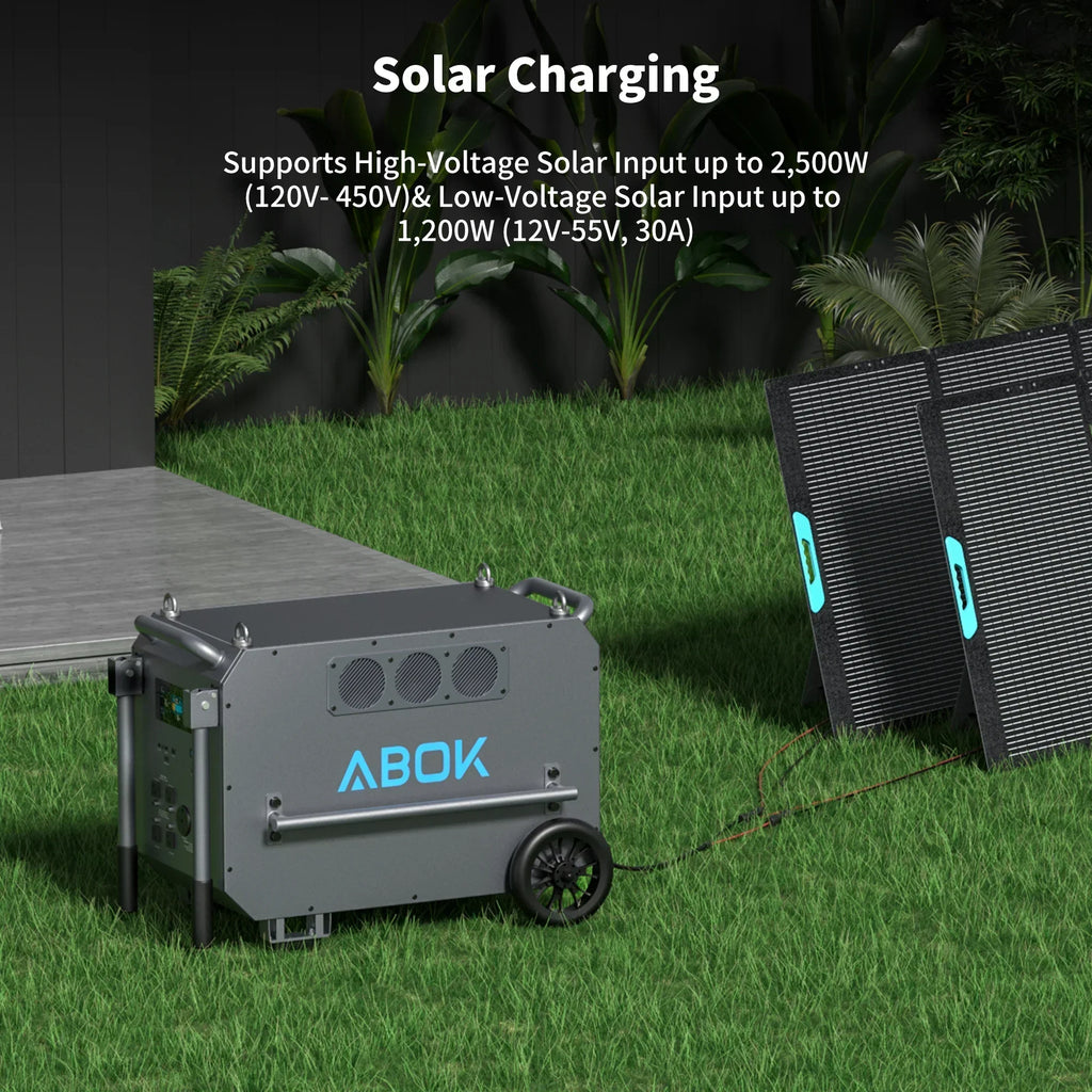 2026 NewABOK 7200W Portable Power Station: 9792Wh LiFePO4 Beast for Blackouts, Heavy-Duty Jobs & Outdoor Activities like Camping