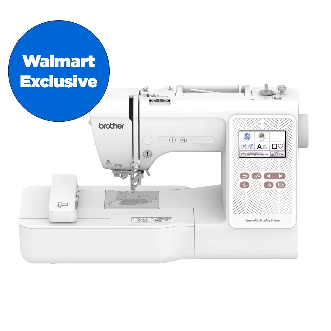 2026 NewBrother PE570 Embroidery Machine with 135 Built-in Designs, Wireless Connectivity, and Artspira App Integration