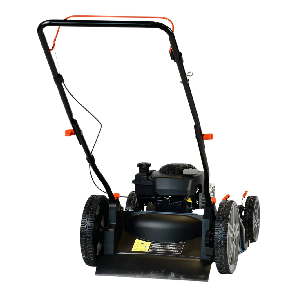 2026 NewSENIX Gas Lawn Mower, 21-Inch, 125 cc 4-Cycle Briggs & Stratton Engine, 2-In-1 Push Lawnmower, 6-Position Height Adjustment with 11-Inch Rear Wheels, LSPG-M4, Blue