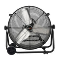 2026 NewEcomax 24 Inch High Velocity Drum Floor Fan. Industrial. 3-Speed. Adjustable Tilt