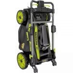 2026 New2025 40V Brushless 20-inch Self-Propelled Hand Lawn Mower, Grass Trimmer and Leaf Blower with (2) Batteries and (2) Chargers