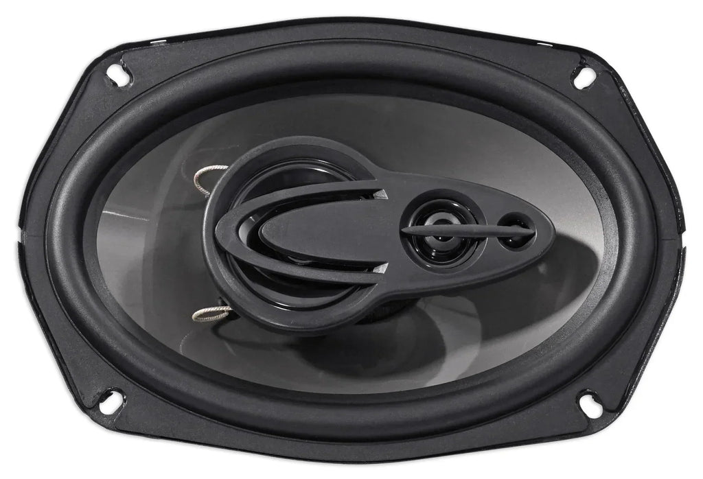 2026 New(4) Rockville RV69.4A 6x9" 1000w 4-Way Car Speakers+Quad Speaker Enclosure Box