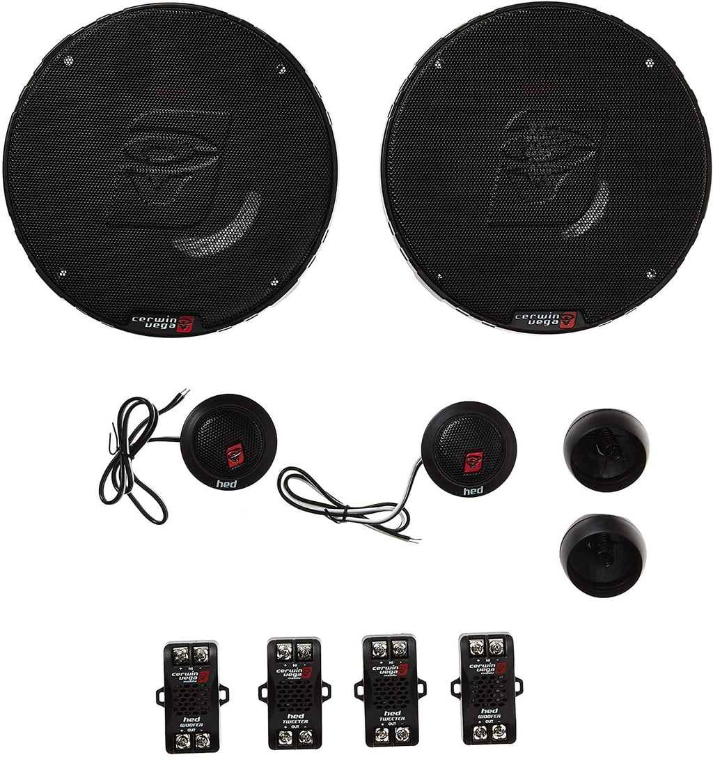 2026 NewCerwin Vega H765C + H7652 HED Series 6.5" Component & 6.5" 2 way Speaker System