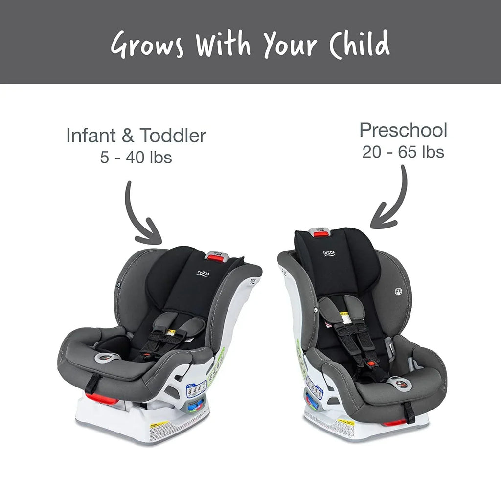 2026 NewBritax Marathon Clicktight Convertible Car Seat. Mod Black SafeWash