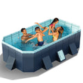 2026 NewFoldable Swimming Pool, Large Non-Inflatable Outdoor Pools for Kids Adults Above Ground Pools, 116in