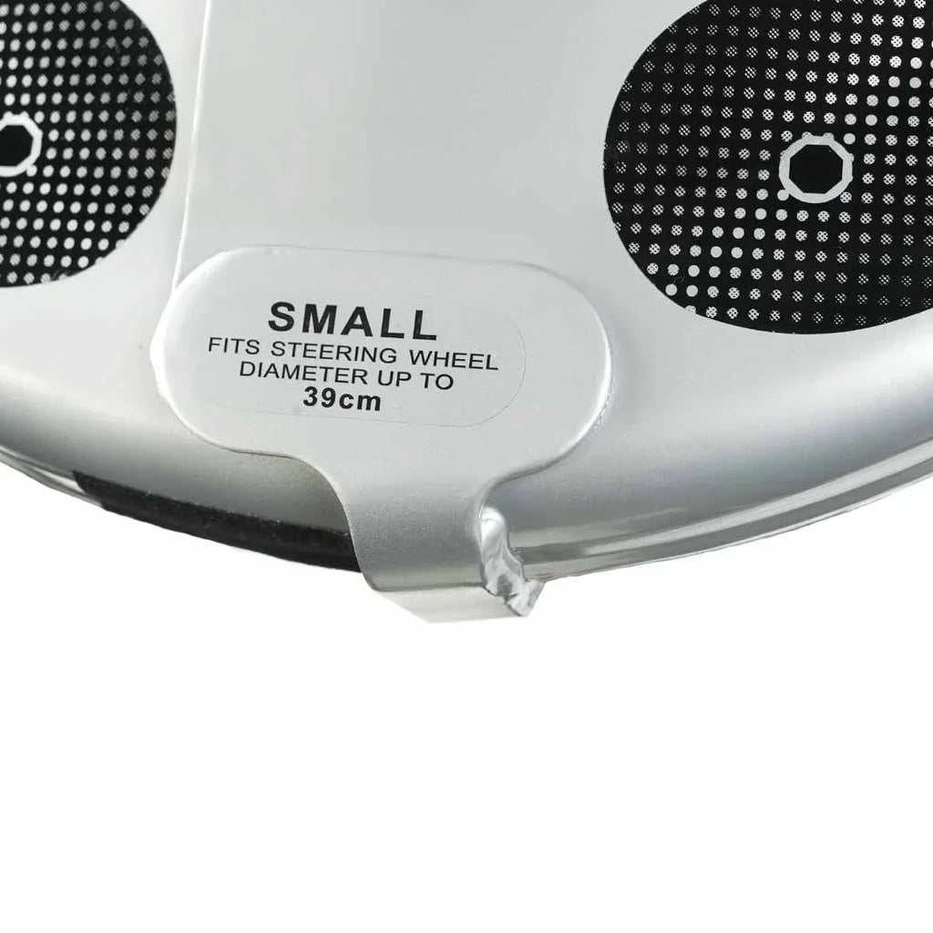 2026 NewDisklok Security Device - Steering Wheel Lock - Silver - Left Hand Drive (LHD)