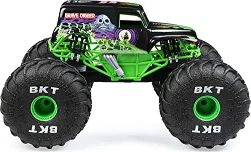Monster Jam, Official Mega Grave Digger All-Terrain Remote Control Monster Truck with Lights sgtnighsdesigns