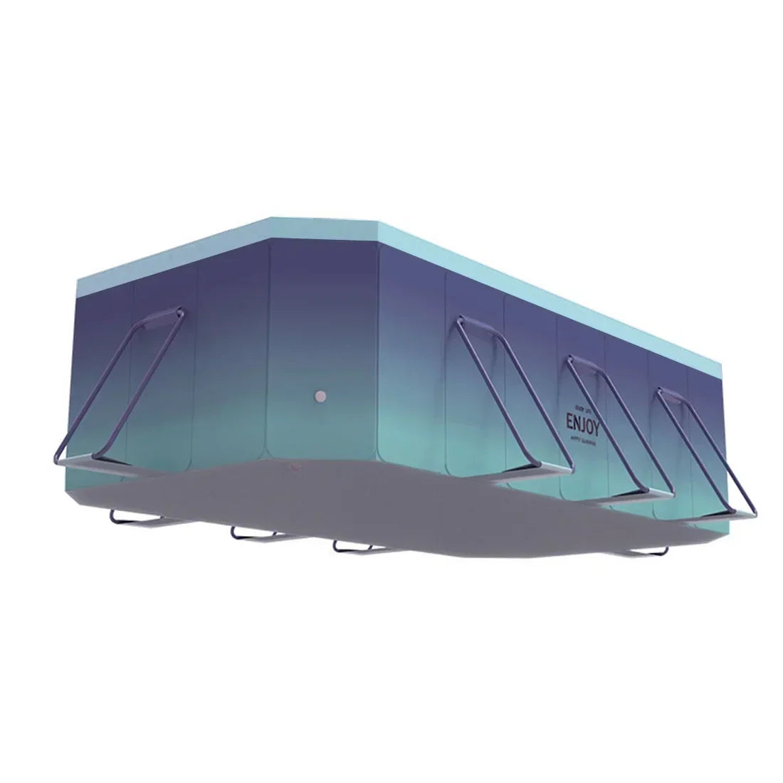2026 NewFoldable Swimming Pool, Large Non-Inflatable Outdoor Pools for Kids Adults Above Ground Pools, 116in