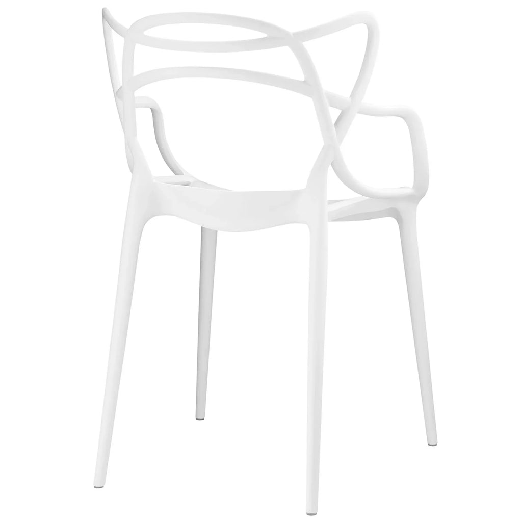 2026 NewModway Entangled Dining Set Set of 4 in White