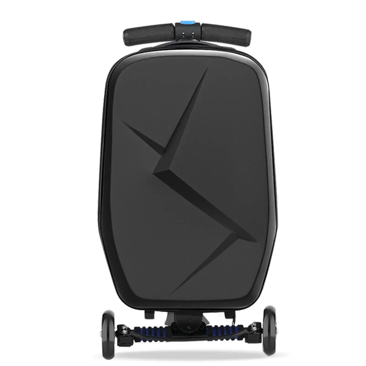 2026 NewAdvwin Scooter Luggage for Kids & Adults, Hardside Ride on Suitcase for Kids Ages 4-15 Multifunctional Lightweight Foldable Carry on Luggage with Wheels Ride on for Children Teenagers, Pink