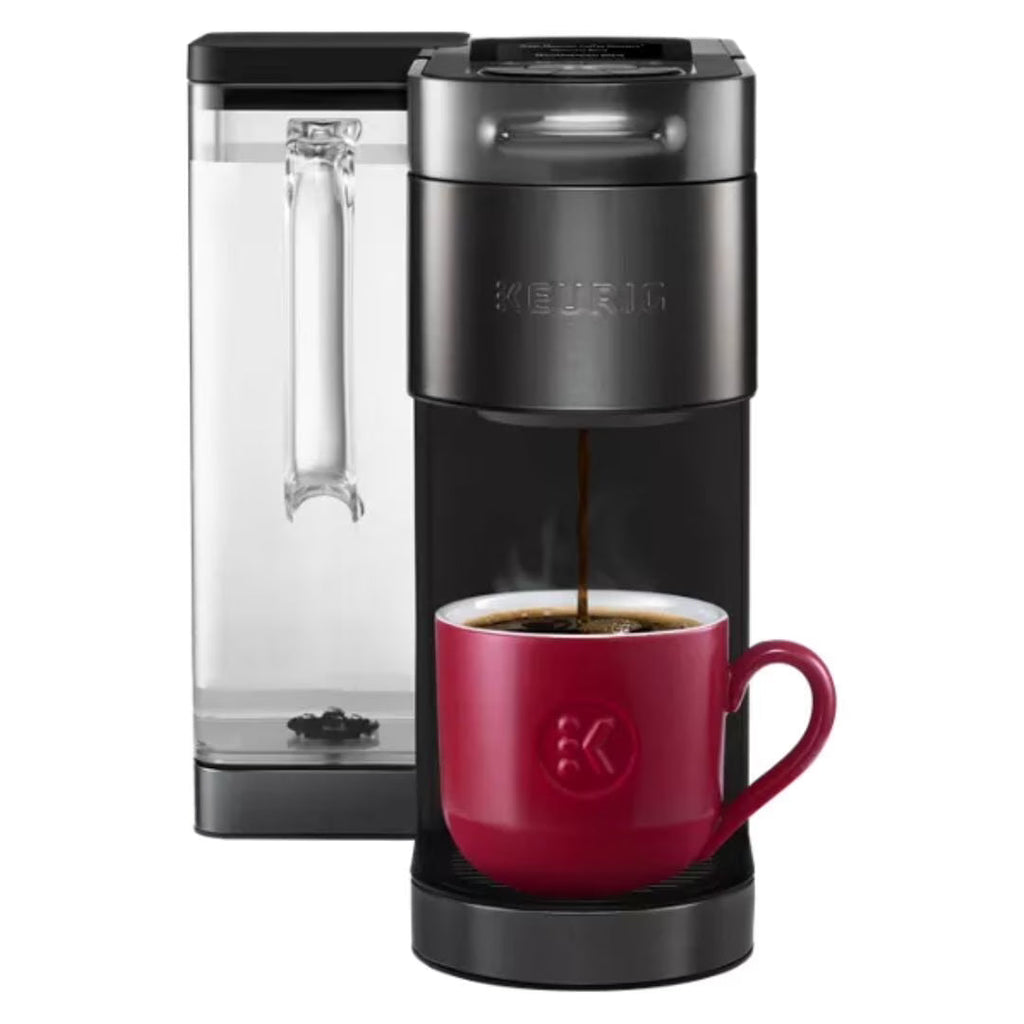 2026 NewKeurig K-Supreme Plus Smart Single Serve Coffee Maker with BrewlD, 5 Cup Sizes, 5 Brewing Options, and 6 Temperature Settings (Black Stainless)