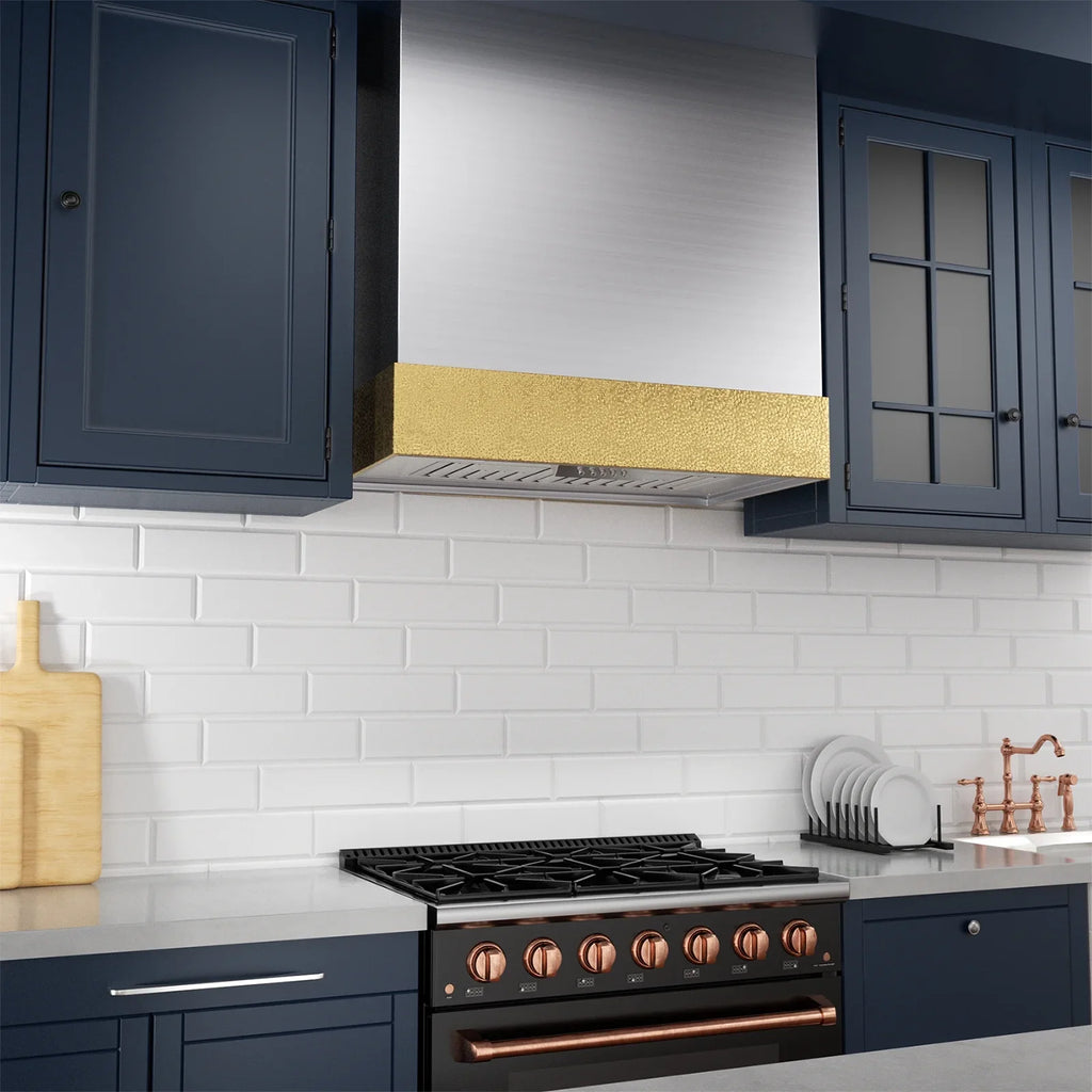 2026 New Akicon Range Hood 30 Inch, 600 CFM Ducted Vent Hood, Stainless Steel Box Kitchen Hood with 2 LED Lights, Removable Baffle Filters