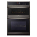 2026 NewLG WCEP6423D 30 inch Black Stainless Steel Electric Wall Oven and Microwave Combination