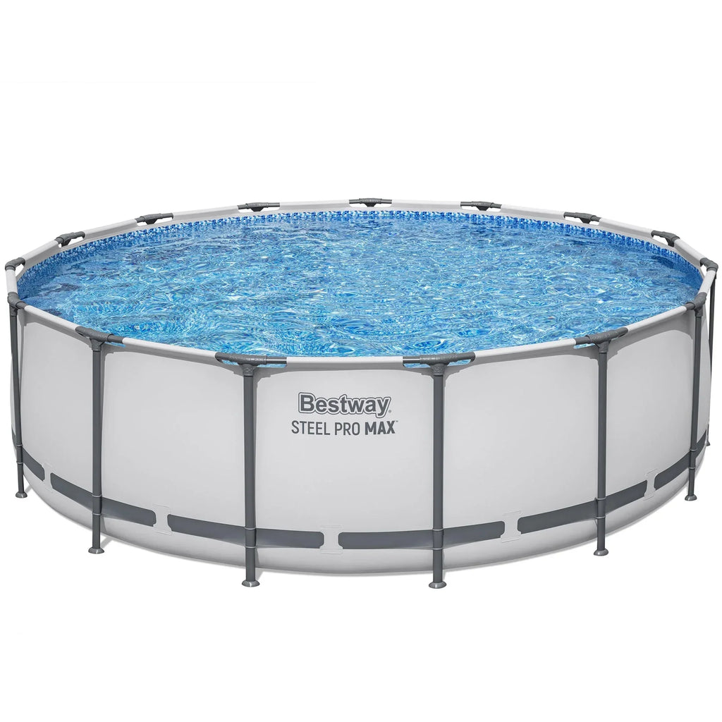 2026 NewBestway: Steel Pro MAX 15' X 48" Above Ground Pool Set - 4231 Gallon, Outdoor Family Pool, Corrosion & Puncture Resistant, Includes Filter, Pump, Ladder & Cover