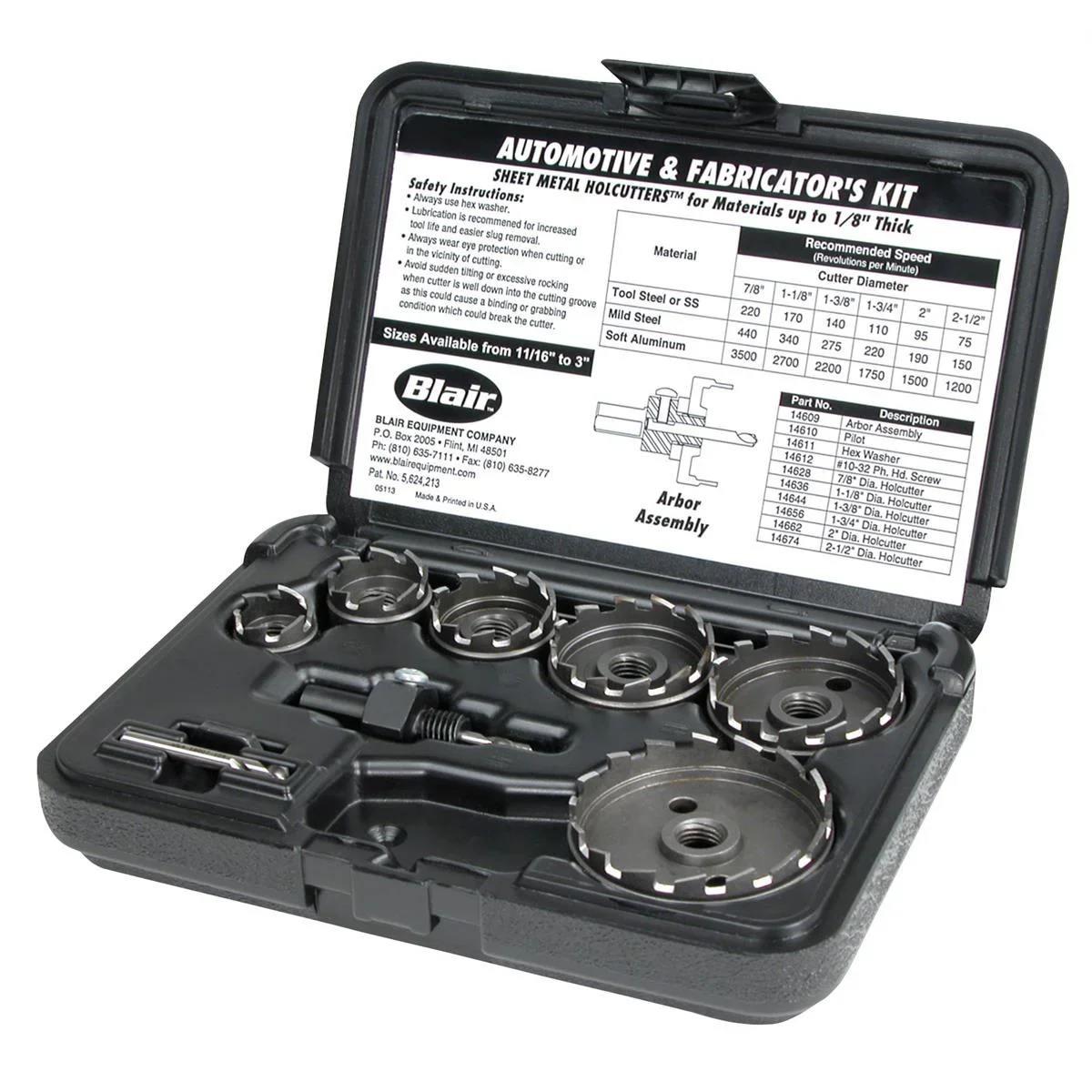 2026 NewBlair 14006 Holcutte Kit