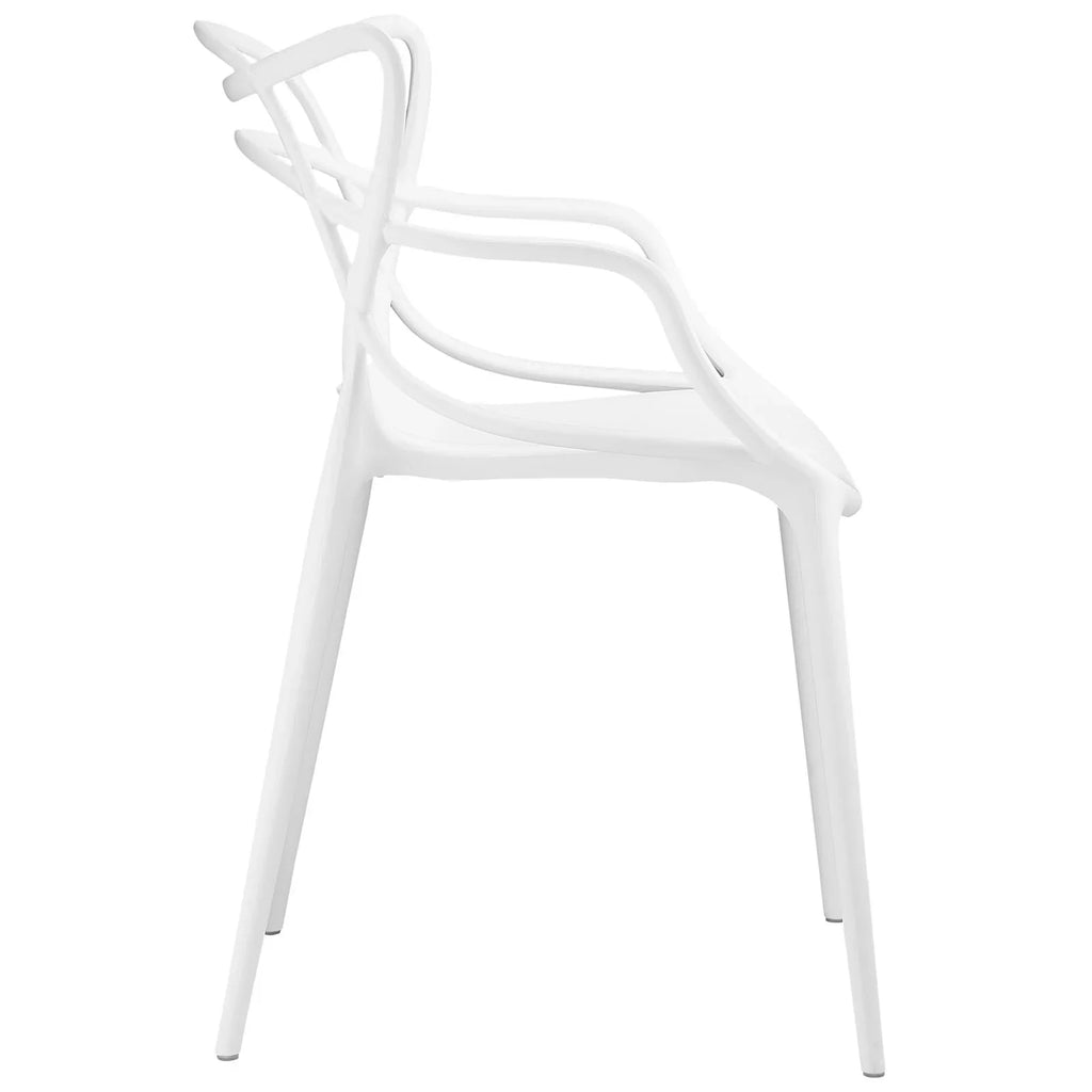 2026 NewModway Entangled Dining Set Set of 4 in White