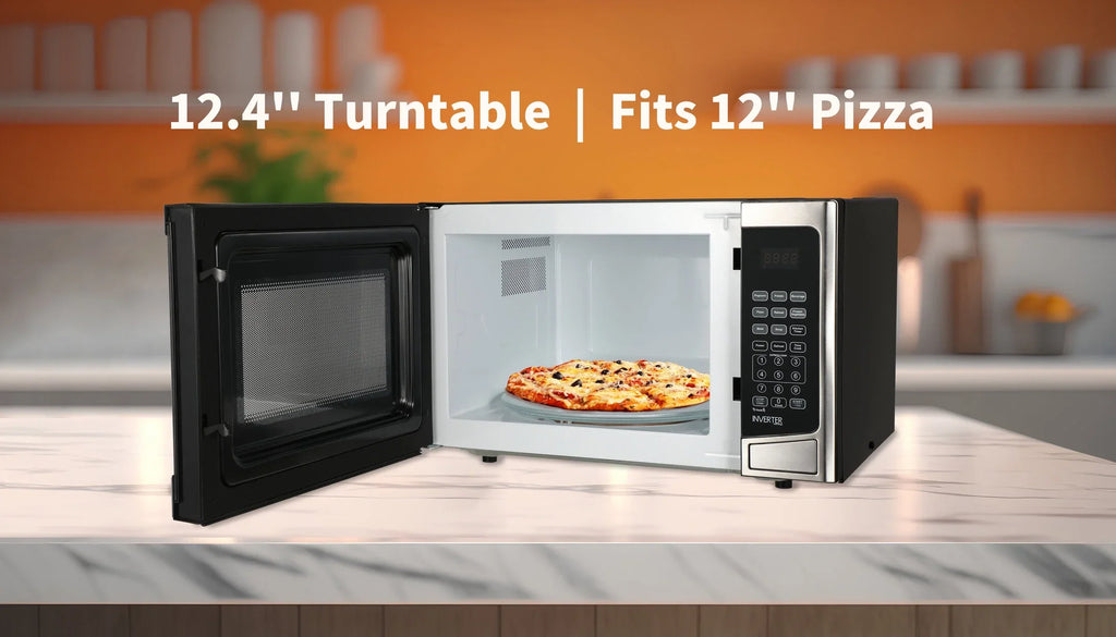 2026 NewEmerson 1.2 Cu Ft, 1000W Stainless Steel Countertop Microwave Oven with Inverter Technology, Touch Control, MWI1212SS