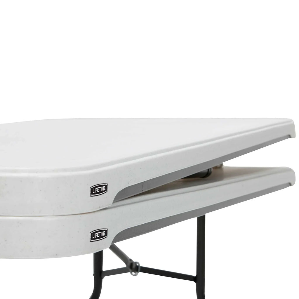 Lifetime 6 Foot Rectangle Folding Table, Indoor/Outdoor Commercial Grade, Black (280350)