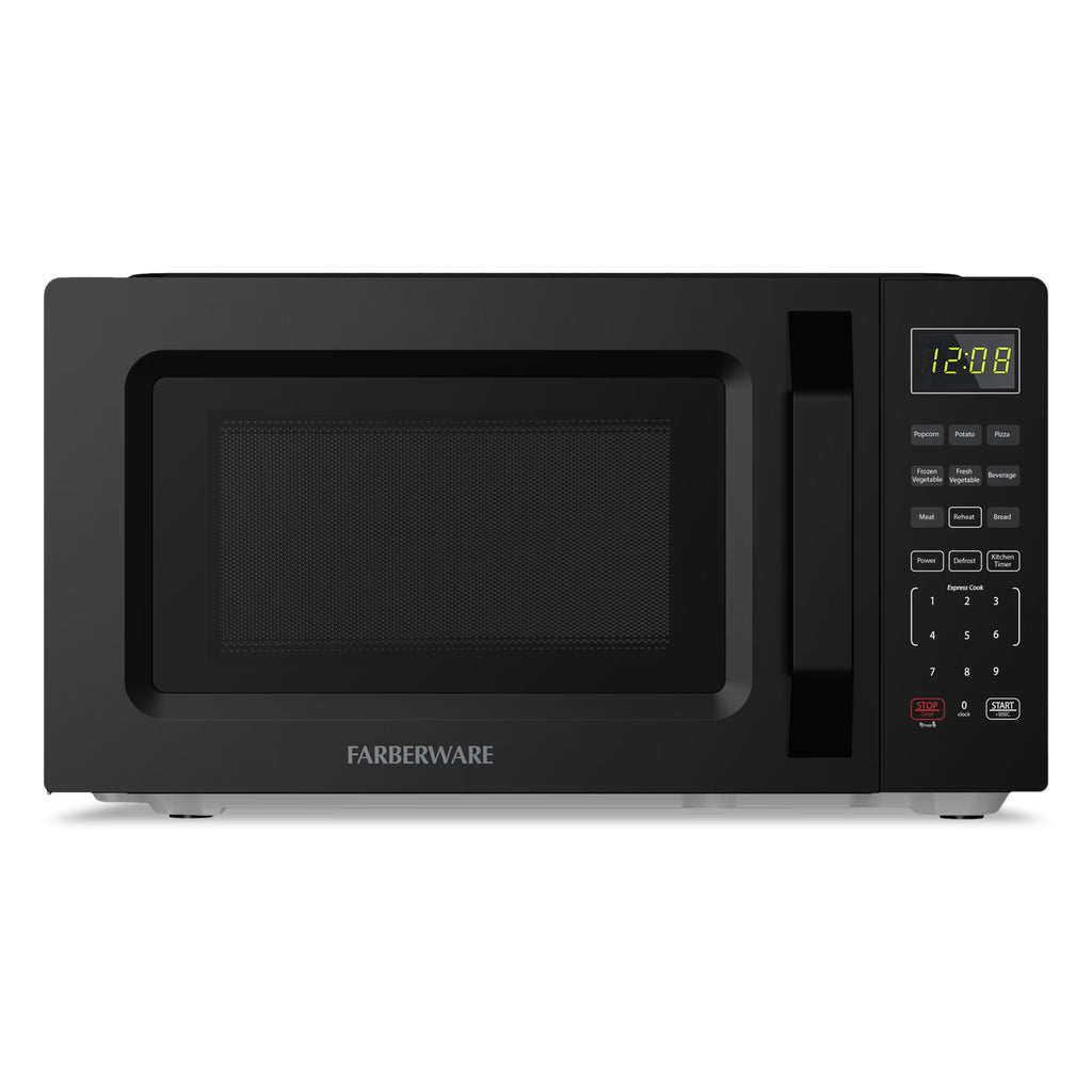 2026 NewFarberware 1.1 Cu. Ft. 1000-Watt Compact Microwave Oven, Black