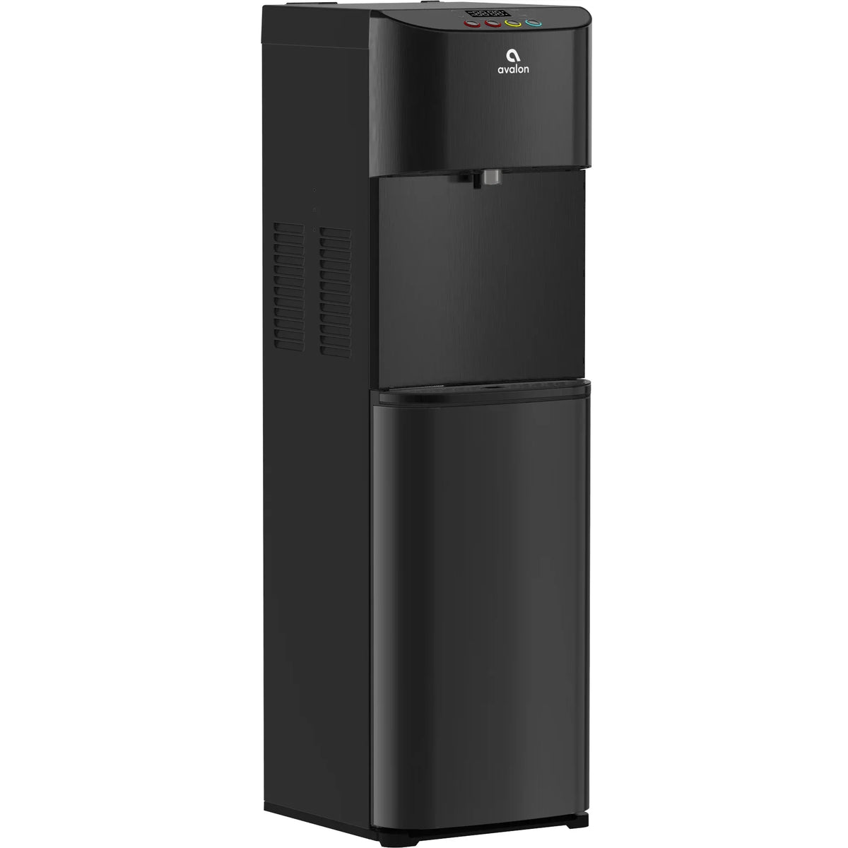 2026 New Avalon Electric Bottleless Water Cooler Water Dispenser - 3 Temperatures, Digital Clock with Temperature Control, Self Cleaning, Black Stainless Steel