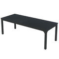 2026 NewKepooman Dining Table, Kitchen Table,Rectangular Dining Table, 78 inch Long Kitchen Table for 6-8 People, Black