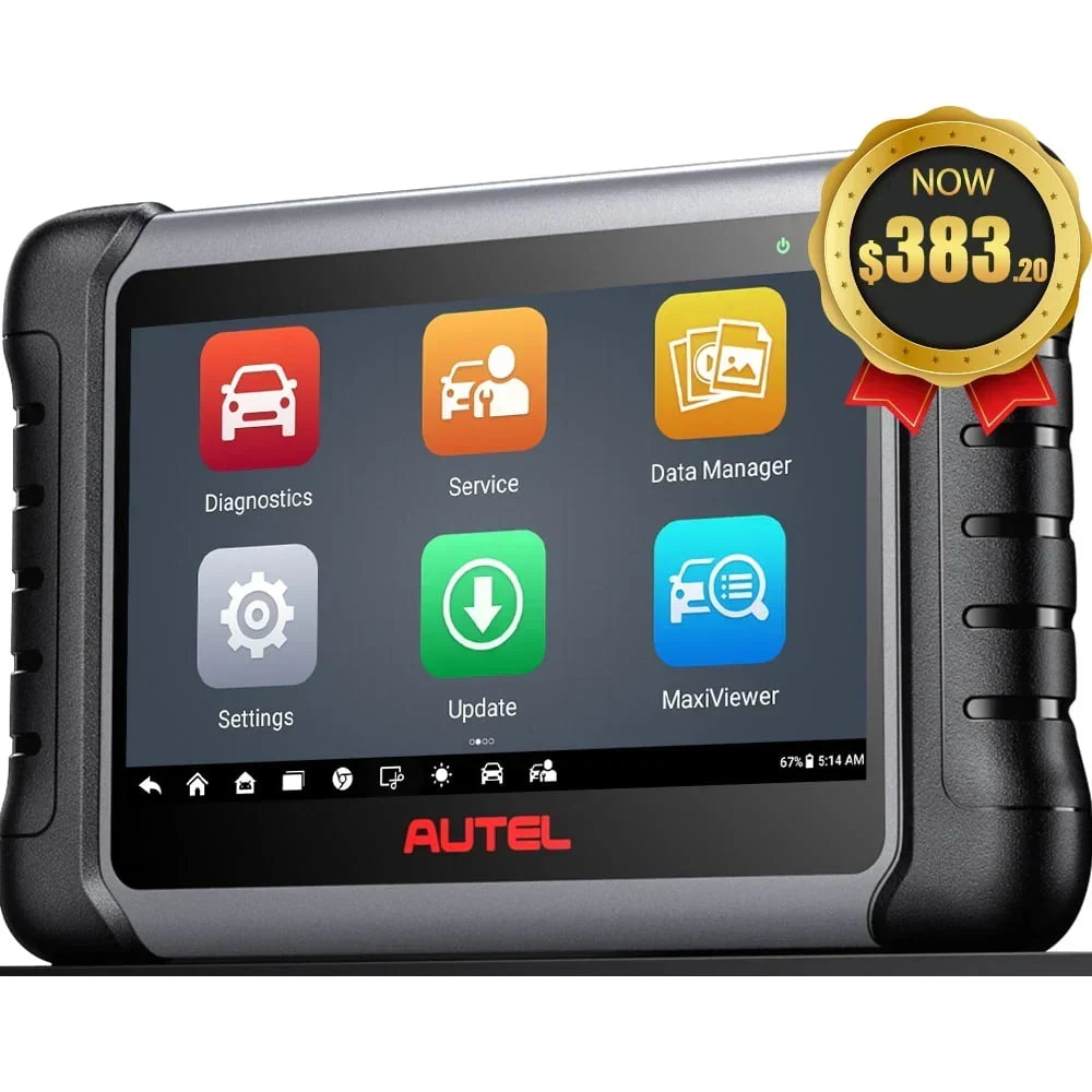 2026 NewAutel Scanner MaxiCOM MK808S Car Diagnostic Scan Tool Bi-directional All Systems Diagnosis 28+ Services Active Test