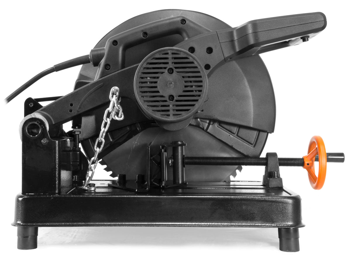 2026 NewWEN Products 15-Amp 14-Inch Multi-Material Cut-Off Chop Saw with Carbide-Tipped Metal-Cutting Saw Blade