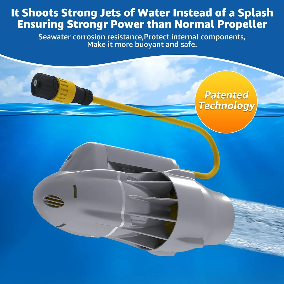 2026 NewElectric Enigne Trolling Motor for SUP, Fishing Kayak, Belly Boat, 8KM/H Underwater Thruster SUP Paddle Board, (Battery not Included)