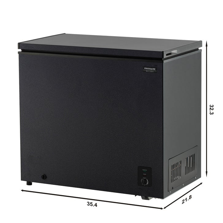 Frigidaire Gallery Garage Ready 7 cu. ft. Convertible Chest Freezer with Black Granite Finish