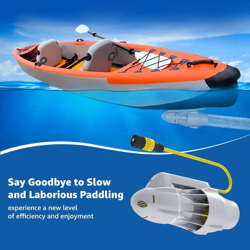 2026 NewElectric Enigne Trolling Motor for SUP, Fishing Kayak, Belly Boat, 8KM/H Underwater Thruster SUP Paddle Board, (Battery not Included)