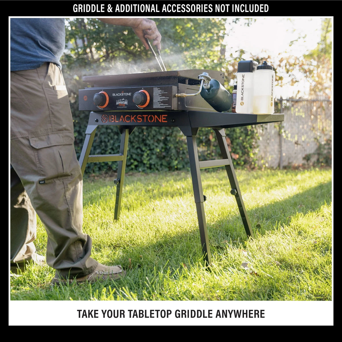 2026 NewBlackstone Portable Griddle Grill Stand - Fits 22" and 17" Tabletop Models