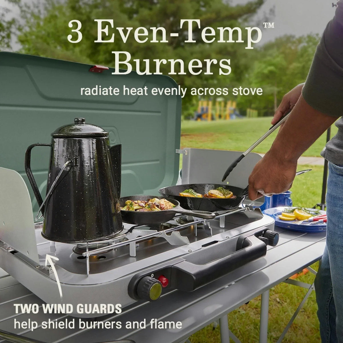 2026 NewColeman Cascade™ 328 3-Burner Camping Stove