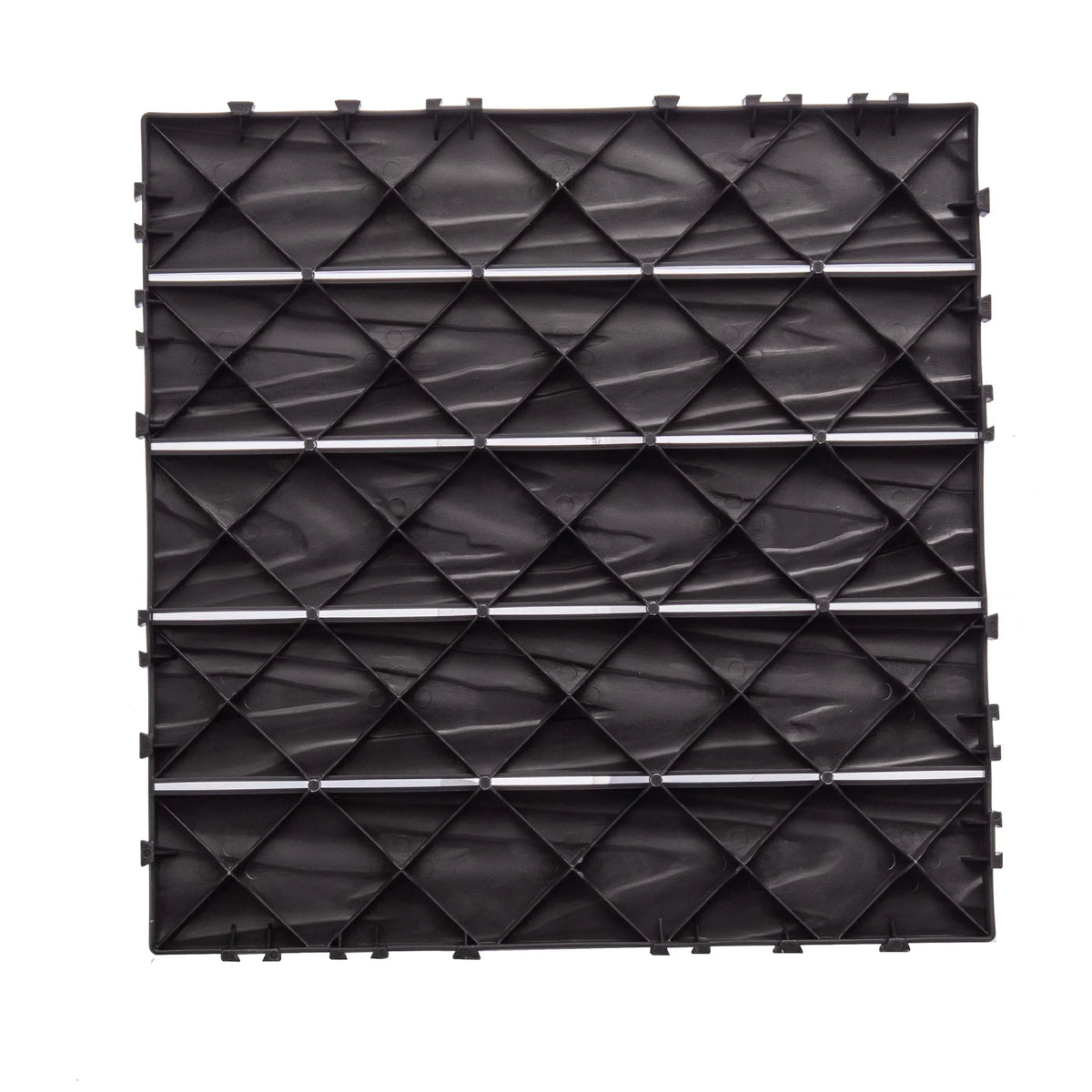 76 - Pack Plastic Interlocking Deck Tiles - 68.80 Sq.ft Outdoor Plastic Flooring Super Durable & Waterproof All