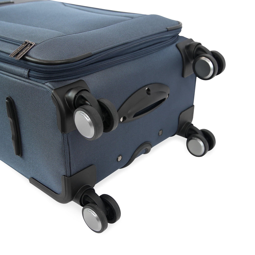 2026 NewBrookstone Harbour 22" Softside Carry-on Spinner Luggage - Dark Charcoal
