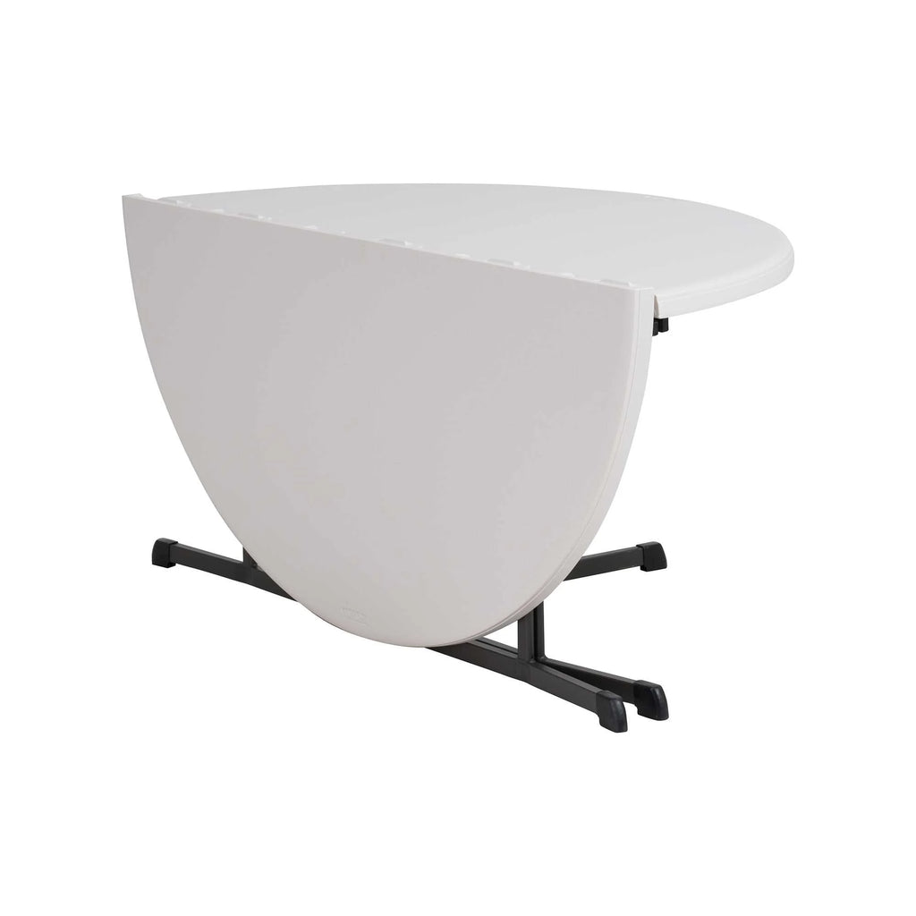 2026 NewLifetime 60" Centerfold Indoor/Outdoor Commercial Grade Folding Round Table, Almond 1 Piece 1 Count (80806)