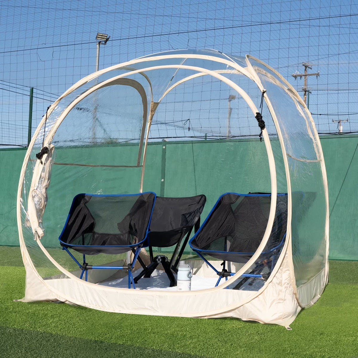 2026 NewEighteenTek Four-Person Weatherproof Pop-Up Sports Pod Tent Shelter